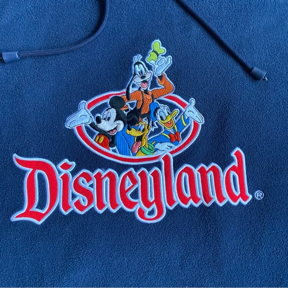 Vintage Disneyland Mickey Mouse fleece hoodie Disneyland Resort pullover hoodie - Picture 3 of 11